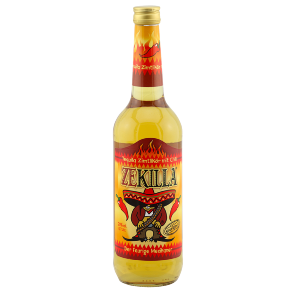 Zekilla - Tequila- Zimtlikör mit Chili