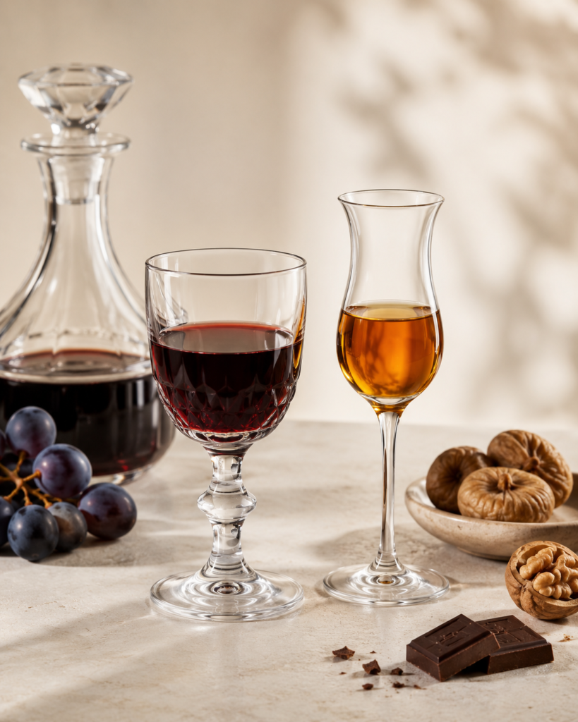 Portwein und Likörwein