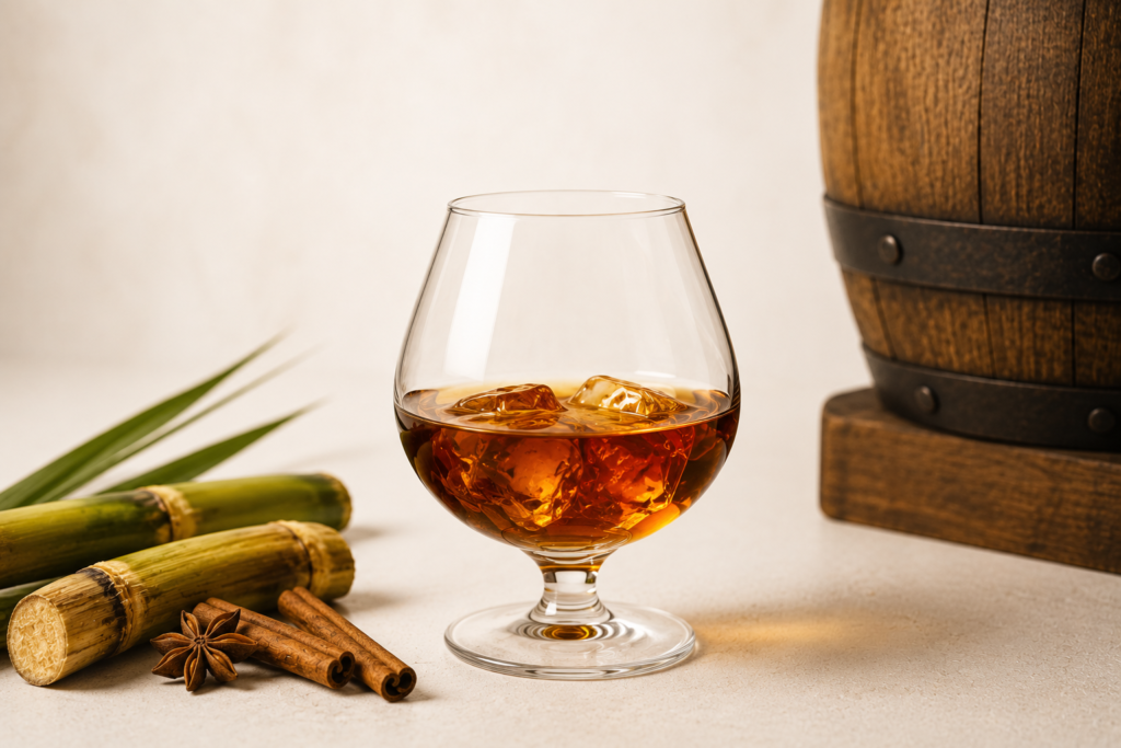 Rum im Tasting-Glas