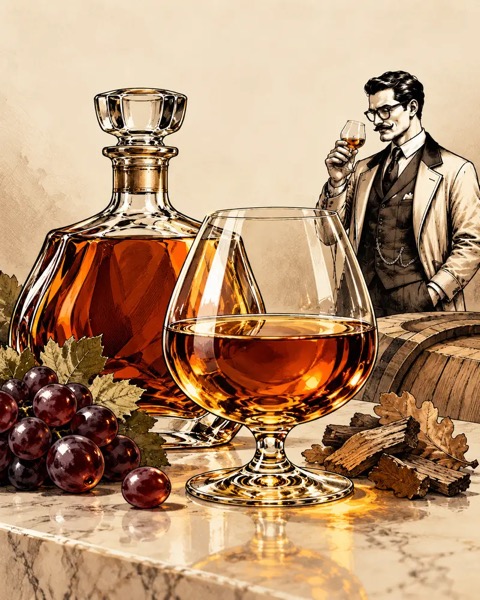 Cognac und Brandy im Tasting-Glas