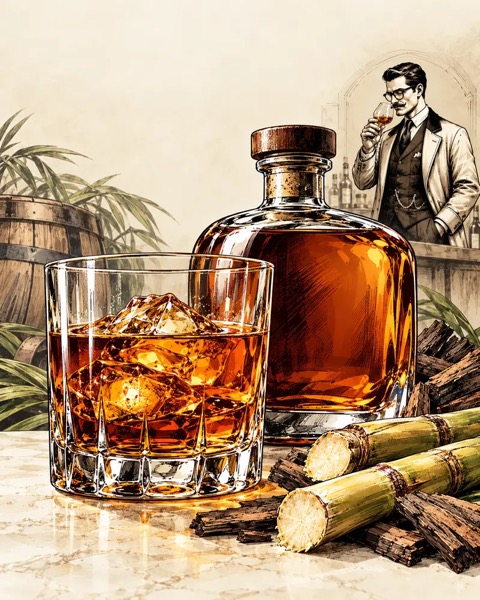 Rum im Tasting-Glas