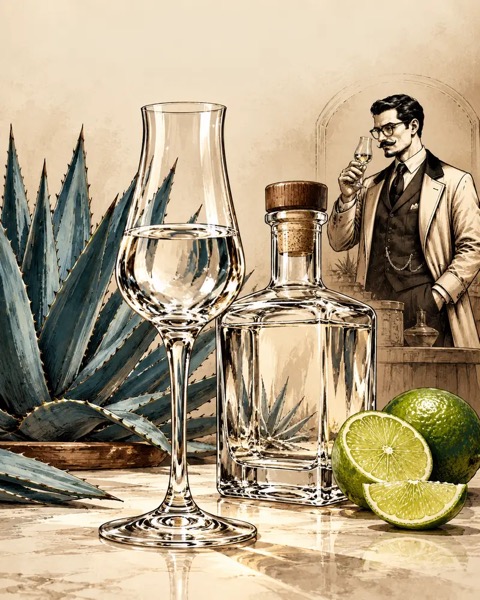 Tequila und Mezcal mit Agave